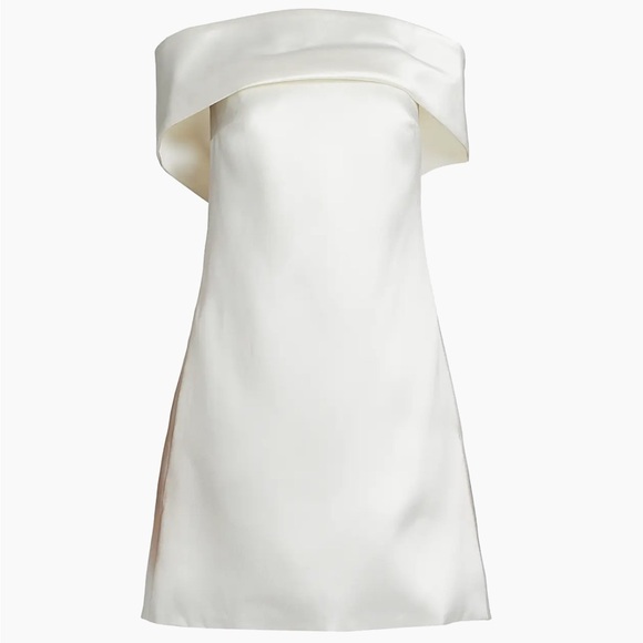 Amsale Dresses & Skirts - Amsale Mikado Off-The-Shoulder Shift Dress